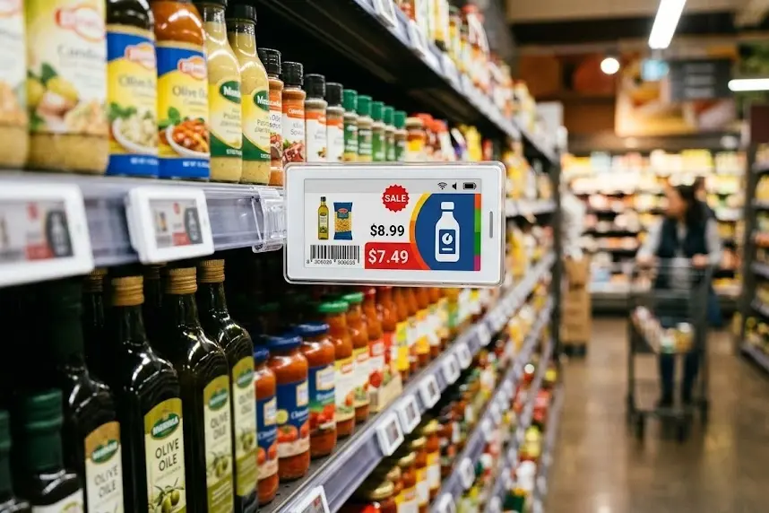 Electronic Shelf Label hpe gara hku lata na: Tatut jai lang mai ai mari ai wa...